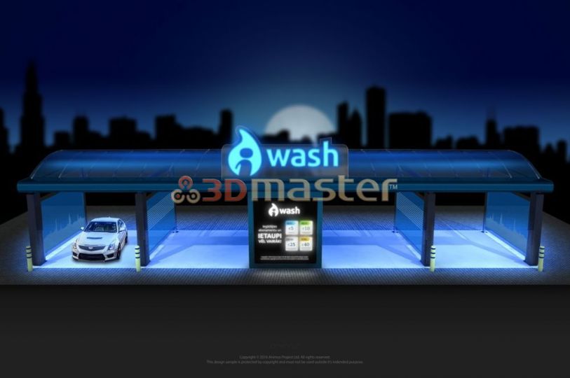 Car Wash Project i-wash - 3DMaster