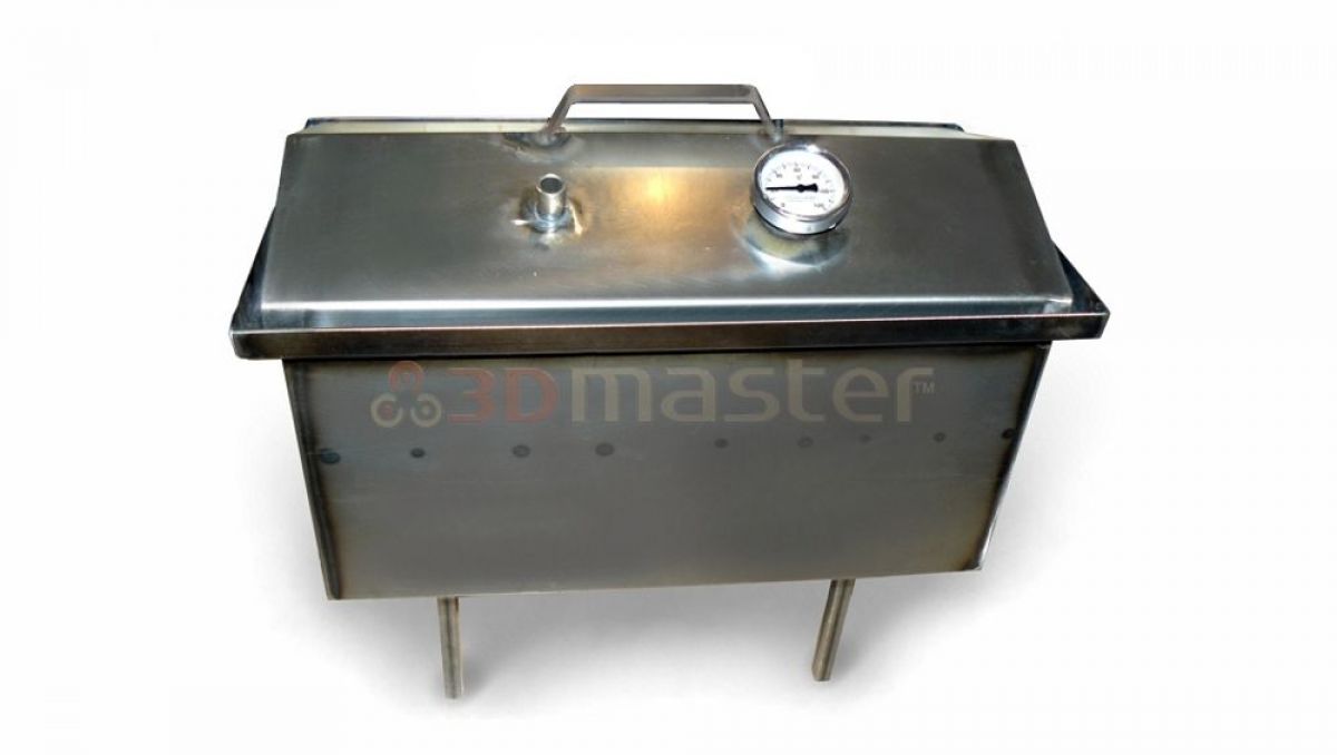 Buy ''Kungu'' smokehouse with a water lock in Latvia-3D Master
