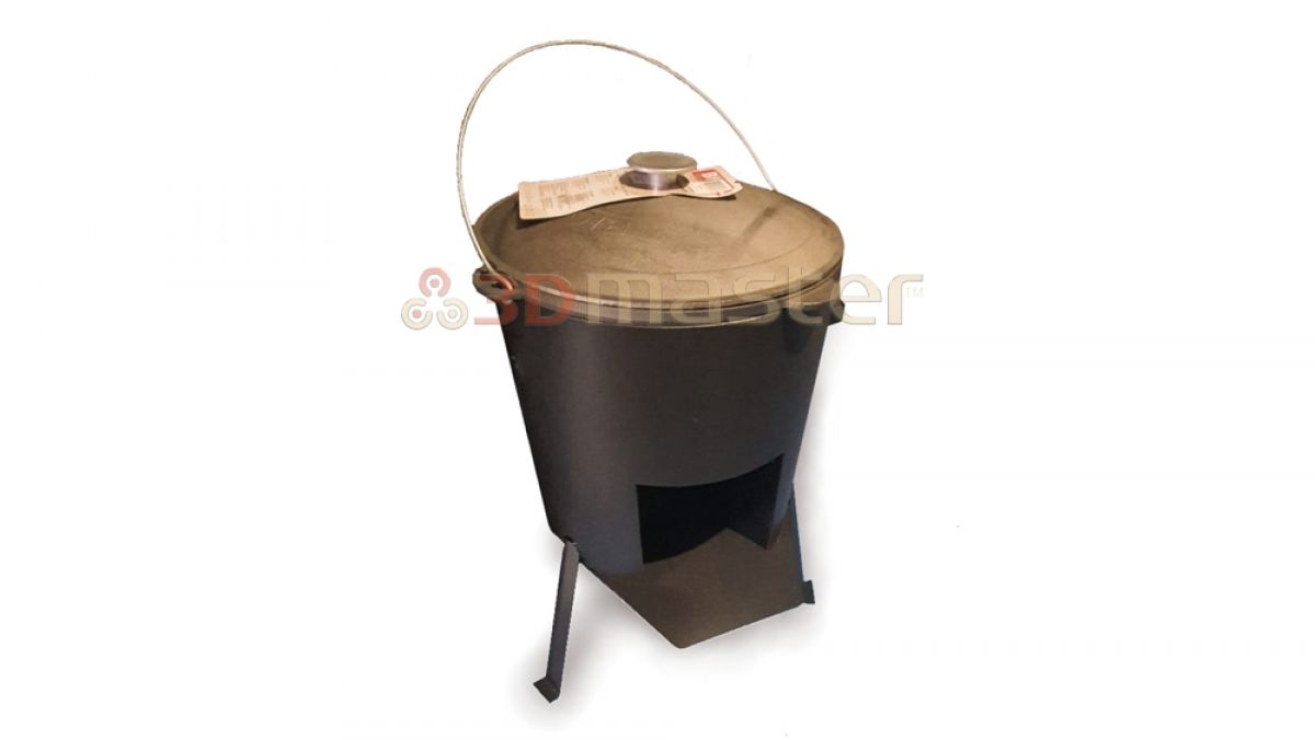 Buy oven for pilaf without door (cauldron 12 l)-3DMaster