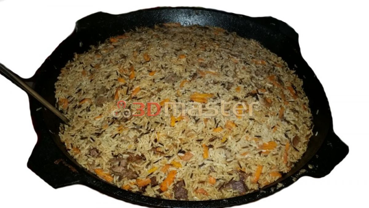 Buy an oven for pilaf with a cauldron (8 liters) in Latvia - 3D Master