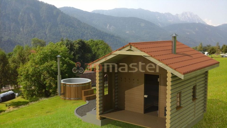 Проект бани в Швейцарию - 3DMaster