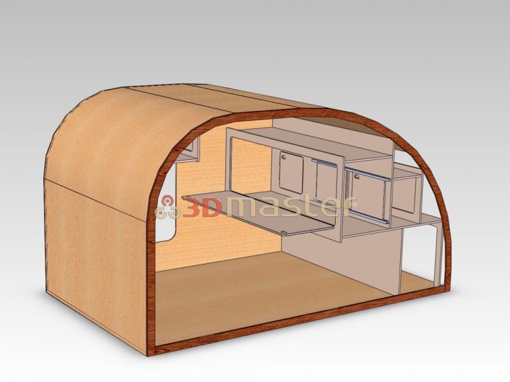 Mobile house project - Kulba - 3DMaster