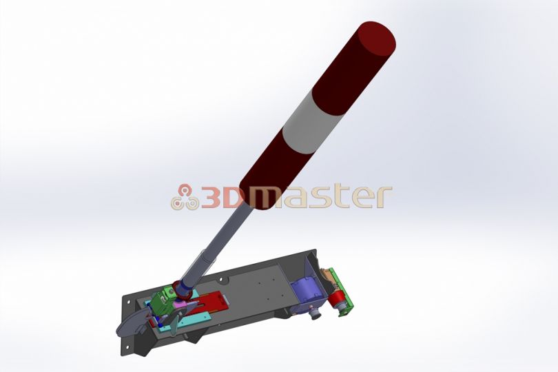 Elektroniskai karoga masts-3DMaster