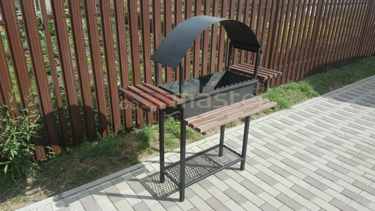 Buy barbecue with shelves-3D Master